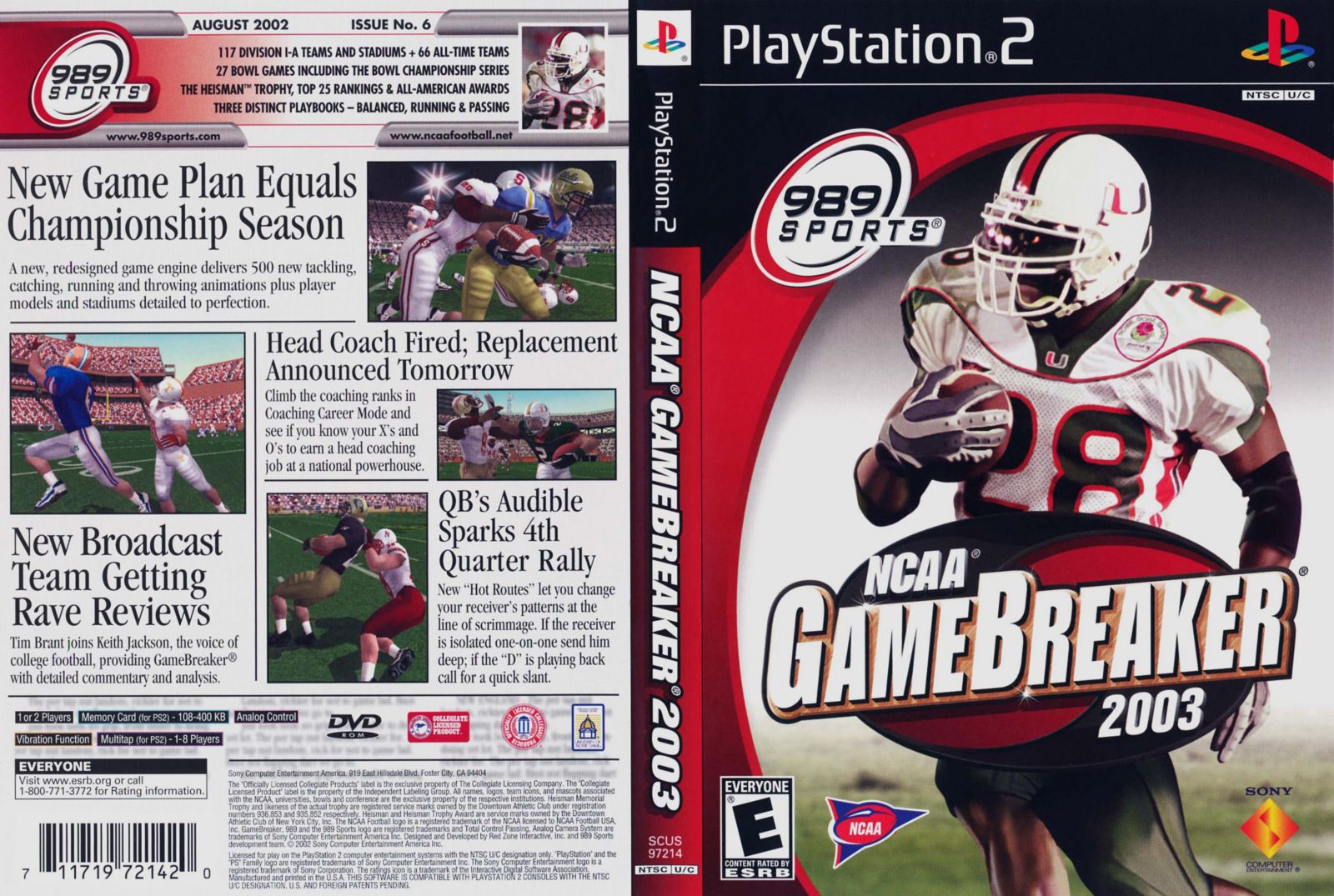 Gamebreaker. PLAYSTATION 2003. NCAA Gamebreaker. NCAA Gamebreaker 2001. NCAA Gamebreaker 2004.