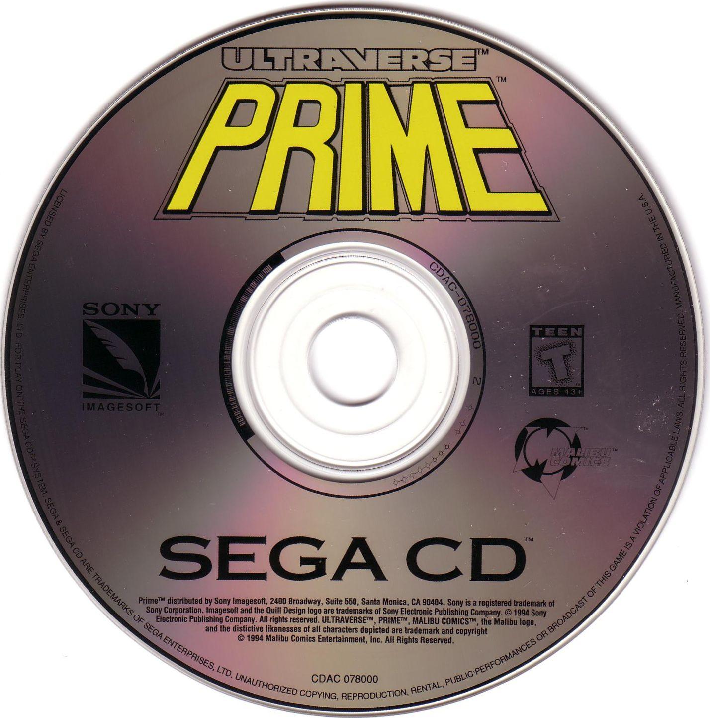 Cd d c. Ultraverse Prime Sega CD. Скан диск. Sega Corporation,2000 CD. CD Cover scan.